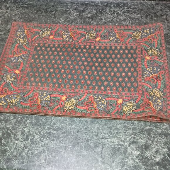 Set of 6 fabric  placemats - Picture 1 of 4